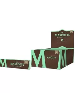 Mascotte Brown Slim Combi Original Tips Booklet Box