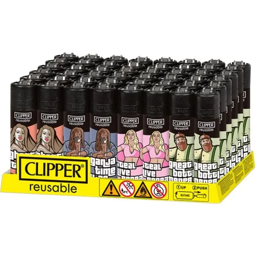 Grand Theft Clipper Aanstekers Display