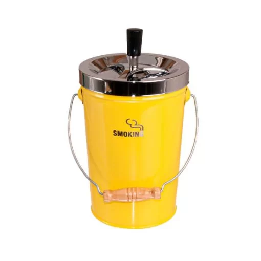 Bucket Draai Asbak Geel - Diverse Kleuren Beschikbaar